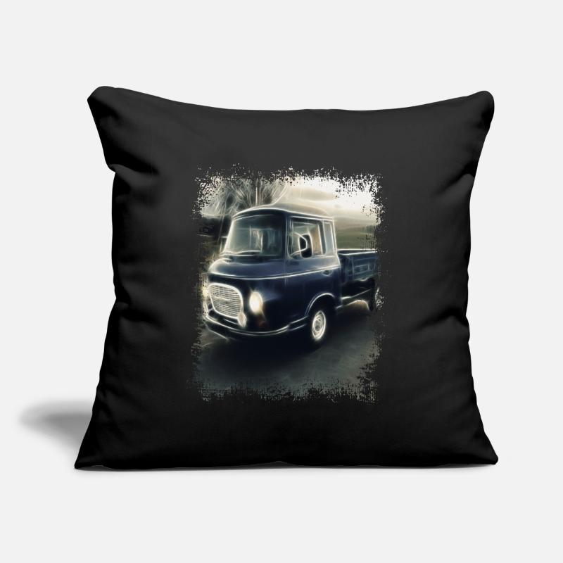 Barkas Flatbed GDR Transporter | Millésime Housse de coussin décorative 45 x 45 cm