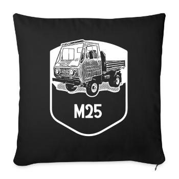Multicar M25 - RDA - Classique - Housse de coussin décorative 45 x 45 cm - noir - Devant