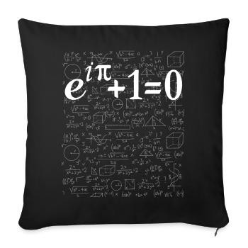 Eulers Identity The Most Beautiful Math Equation - Sofakissenbezug 45 x 45 cm - Schwarz - Vorne