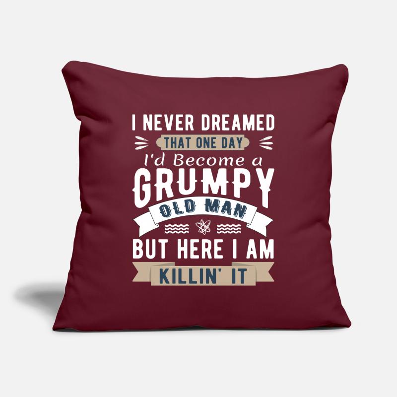 I Never Dreamed I'd Be A Grumpy Old Man Sofa pillowcase 17,3'' x 17,3'' (45 x 45 cm)