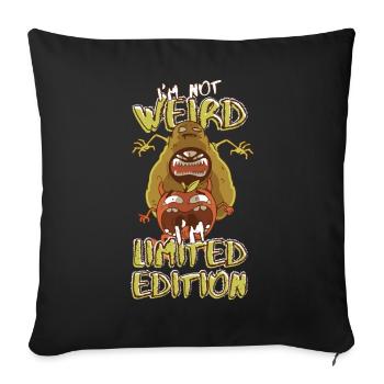 Monster Avocado Hunts Tomato - Édition Limitée - Housse de coussin décorative 45 x 45 cm - noir - Devant