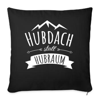 Camping Wohnmobil Van Ausbauen Geschenk Campen - Sofakissenbezug 45 x 45 cm - Schwarz - Vorne