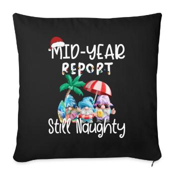 Le rapport semestriel de Gnome reste effronté - Housse de coussin décorative 45 x 45 cm - noir - Devant