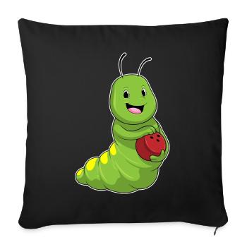 Caterpillar Bowling Bowling Ball - Sofa pillowcase 17,3'' x 17,3'' (45 x 45 cm) - black - Front