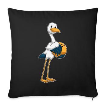 Storch Bowling Bowling Ball - Sofa pillowcase 17,3'' x 17,3'' (45 x 45 cm) - black - Front