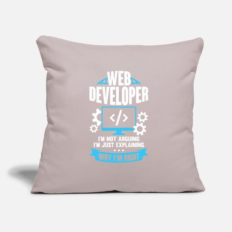 Lustiges Webdesign Beruf Webdesigner Geschenk Sofakissenbezug 45 x 45 cm