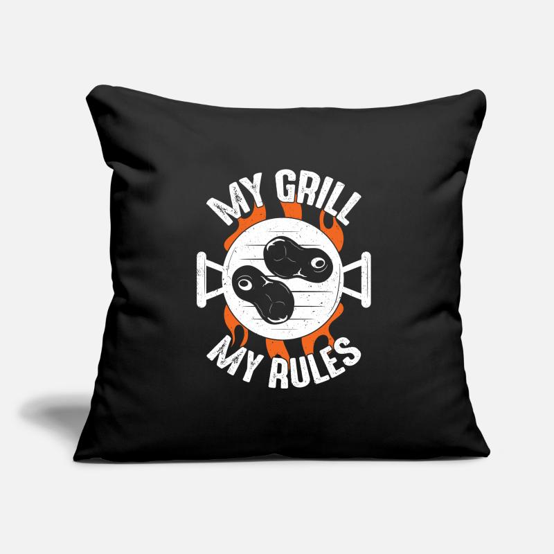 Grill BBQ BBQ Bbq Grill Grill Master Gift Sofa pillowcase 17,3'' x 17,3'' (45 x 45 cm)
