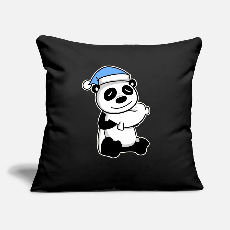 Panda Bébé Housse de coussin décorative 45 x 45 cm