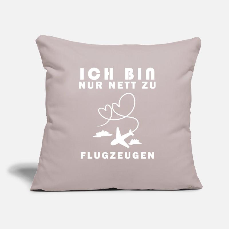 Modellflug Pilot Modellbau Flugzeug Modellbauer Sofakissenbezug 45 x 45 cm