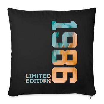 40E ANNIVERSAIRE ÉDITION LIMITÉE 1986 - Housse de coussin décorative 45 x 45 cm - noir - Devant