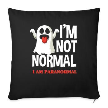Ghost Paranormal Spell Cadeau Chasseur de Fantômes - Housse de coussin décorative 45 x 45 cm - noir - Devant