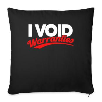 Mechanic Garage Gift for Mechanics - Sofa pillowcase 17,3'' x 17,3'' (45 x 45 cm) - black - Front