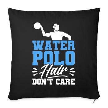 Water Sports Polo Polo Swimming - Sofa pillowcase 17,3'' x 17,3'' (45 x 45 cm) - black - Front