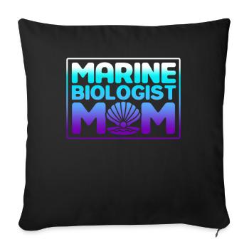 Marine Biologist Ocean Gift Marine Biology - Sofa pillowcase 17,3'' x 17,3'' (45 x 45 cm) - black - Front