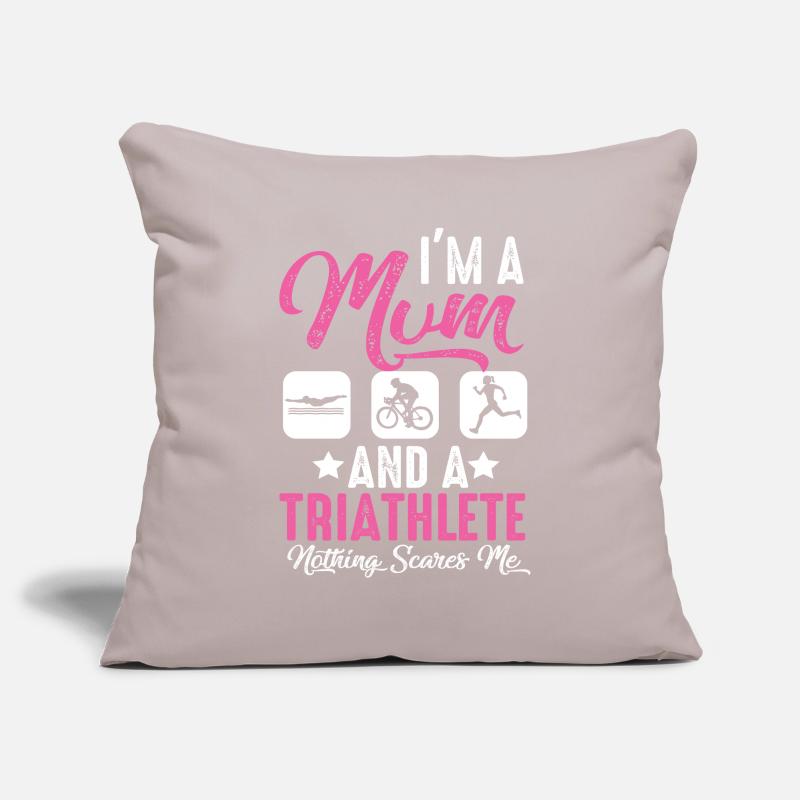 Ich Bin Eine Mutter Und Ein Triathlet Sofakissenbezug 45 x 45 cm
