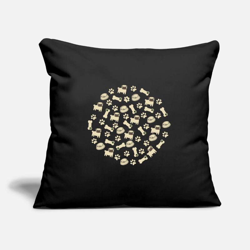 Pug Pattern - Pug Lovers Apparel Sofakissenbezug 45 x 45 cm