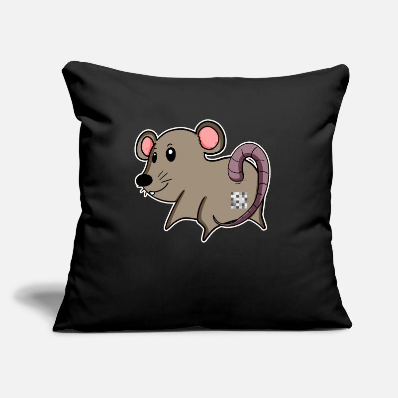 Mouse Ass - Mouse Butt Housse de coussin décorative 45 x 45 cm