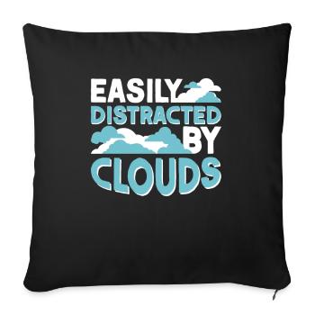 Meteorologist Quote Gift Meteorology - Sofa pillowcase 17,3'' x 17,3'' (45 x 45 cm) - black - Front