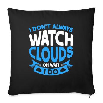 Meteorologist Quote Gift Meteorology - Sofa pillowcase 17,3'' x 17,3'' (45 x 45 cm) - black - Front