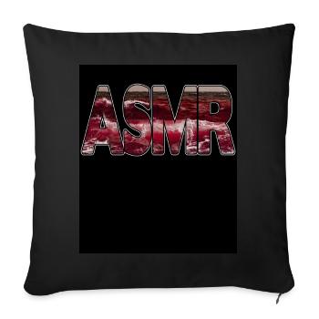 ASMR Waves Sea - Sofa pillowcase 17,3'' x 17,3'' (45 x 45 cm) - black - Front