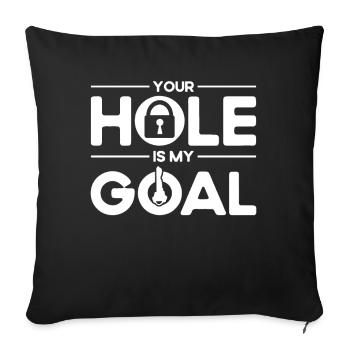 Locksmith Lock Picking Employee Locksmith - Sofa pillowcase 17,3'' x 17,3'' (45 x 45 cm) - black - Front
