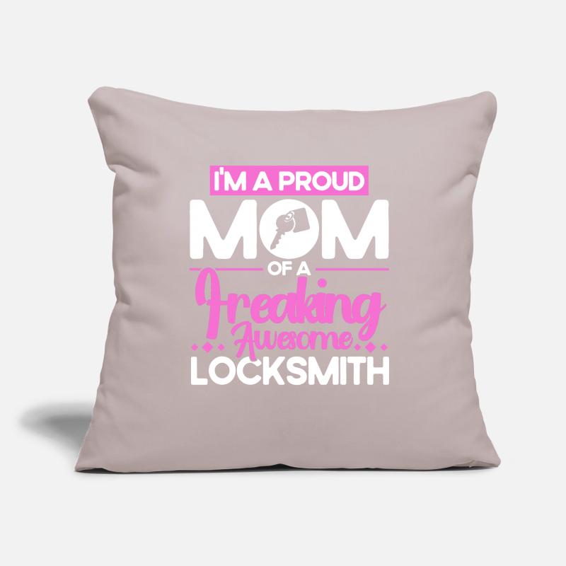 Locksmith Lock Picking Employee Locksmith Sofa pillowcase 17,3'' x 17,3'' (45 x 45 cm)