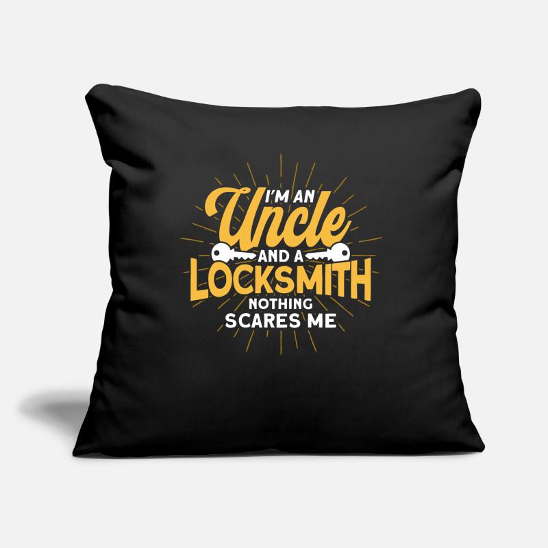 Locksmith Lock Picking Employee Locksmith Sofa pillowcase 17,3'' x 17,3'' (45 x 45 cm)