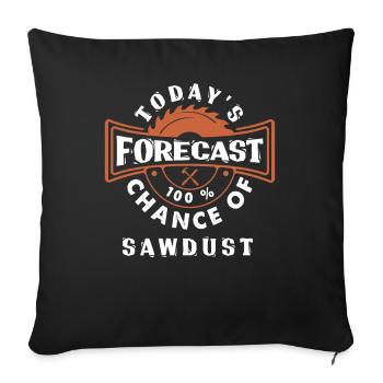 Carpenter - Sofa pillowcase 17,3'' x 17,3'' (45 x 45 cm) - black - Front