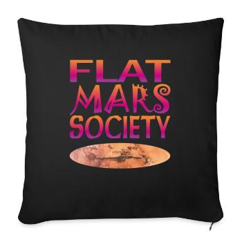 Société Flat Mars - Housse de coussin décorative 45 x 45 cm - noir - Devant