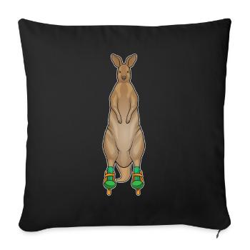 Patins en ligne Kangaroo Patins en ligne - Housse de coussin décorative 45 x 45 cm - noir - Devant