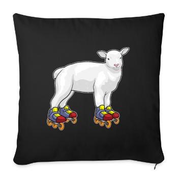 Patins en ligne Lamm Patins en ligne - Housse de coussin décorative 45 x 45 cm - noir - Devant