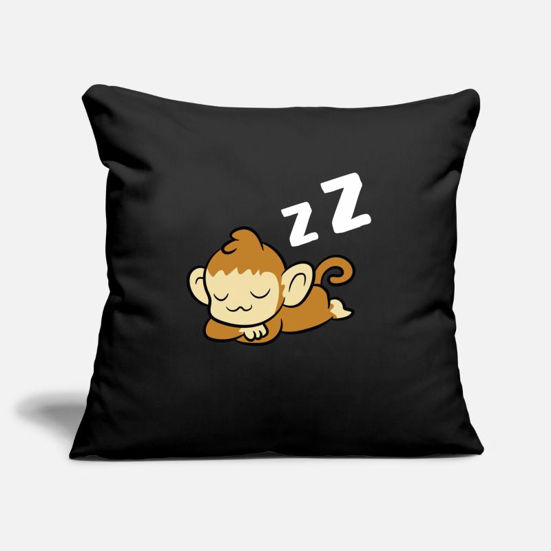Sleeping Monkey Pyjama Lazy Monkey Sofa pillowcase 17,3'' x 17,3'' (45 x 45 cm)
