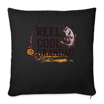 Reel cool Grandad Reel cool Grandad Inspiration sp - Sofakissenbezug 45 x 45 cm - Schwarz - Vorne