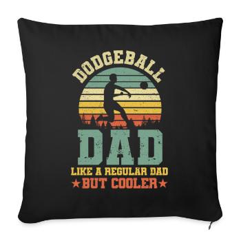 Dodgeball Player Gift Ball Games Dodgeball - Sofa pillowcase 17,3'' x 17,3'' (45 x 45 cm) - black - Front