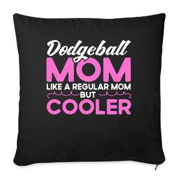 Dodgeball Player Gift Ball Games Dodgeball - Sofa pillowcase 17,3'' x 17,3'' (45 x 45 cm) - black - Front