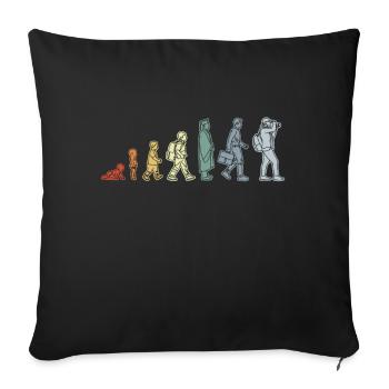 Enfant au photographe - Housse de coussin décorative 45 x 45 cm - noir - Devant