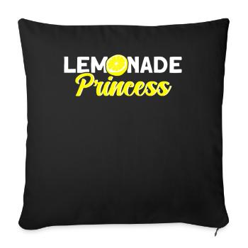 Limonadenstand Zitronensaft Limonade Geschäft - Sofakissenbezug 45 x 45 cm - Schwarz - Vorne