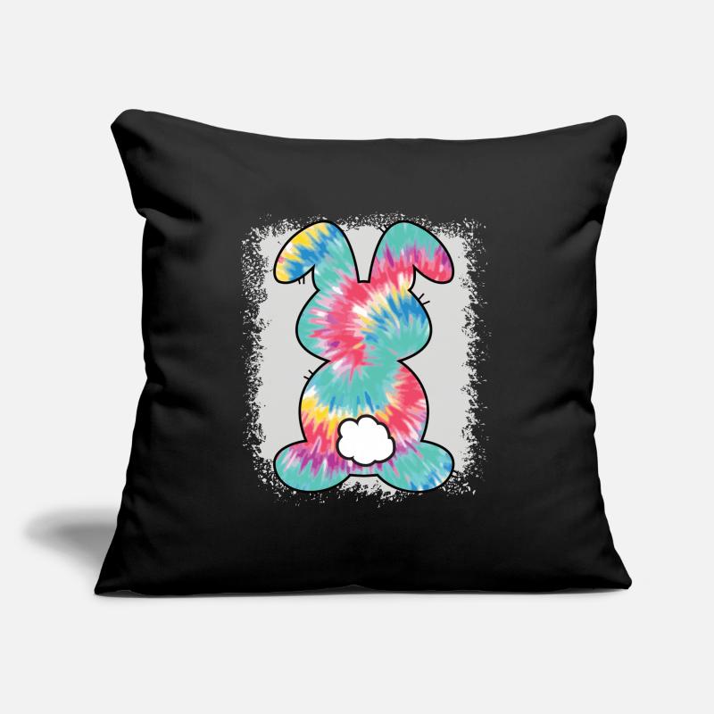 Tie Dye Rabbit Bleached Easter Sofa pillowcase 17,3'' x 17,3'' (45 x 45 cm)