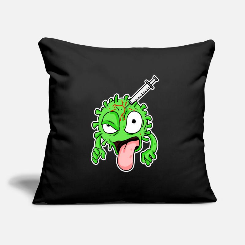 Virus vaccination Sofa pillowcase 17,3'' x 17,3'' (45 x 45 cm)