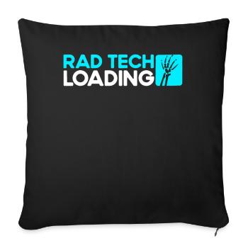 Radiology Radiologist Radiology Technician - Sofa pillowcase 17,3'' x 17,3'' (45 x 45 cm) - black - Front