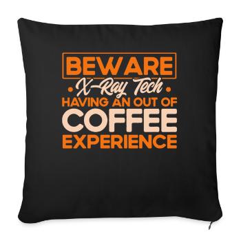 Radiology Radiologist Radiology Technician - Sofa pillowcase 17,3'' x 17,3'' (45 x 45 cm) - black - Front