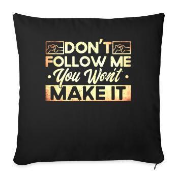 Radiology Radiologist Radiology Technician - Sofa pillowcase 17,3'' x 17,3'' (45 x 45 cm) - black - Front