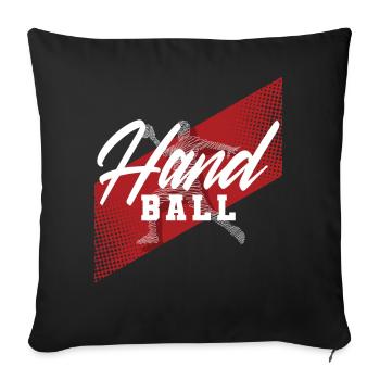 Handball Handball Player - Sofa pillowcase 17,3'' x 17,3'' (45 x 45 cm) - black - Front