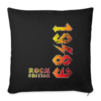 Birthday Rock Edition 1983 - Housse de coussin décorative 45 x 45 cm - noir - Devant