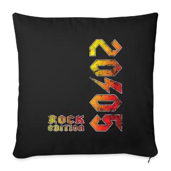 Birthday Rock Edition 2005 - Sofa pillowcase 17,3'' x 17,3'' (45 x 45 cm) - black - Front