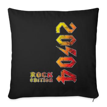 Birthday Rock Edition 2004 - Sofa pillowcase 17,3'' x 17,3'' (45 x 45 cm) - black - Front