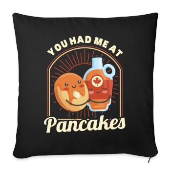 Pfannkuchen Food Lover Best Pancake Maker - Sofakissenbezug 45 x 45 cm - Schwarz - Vorne