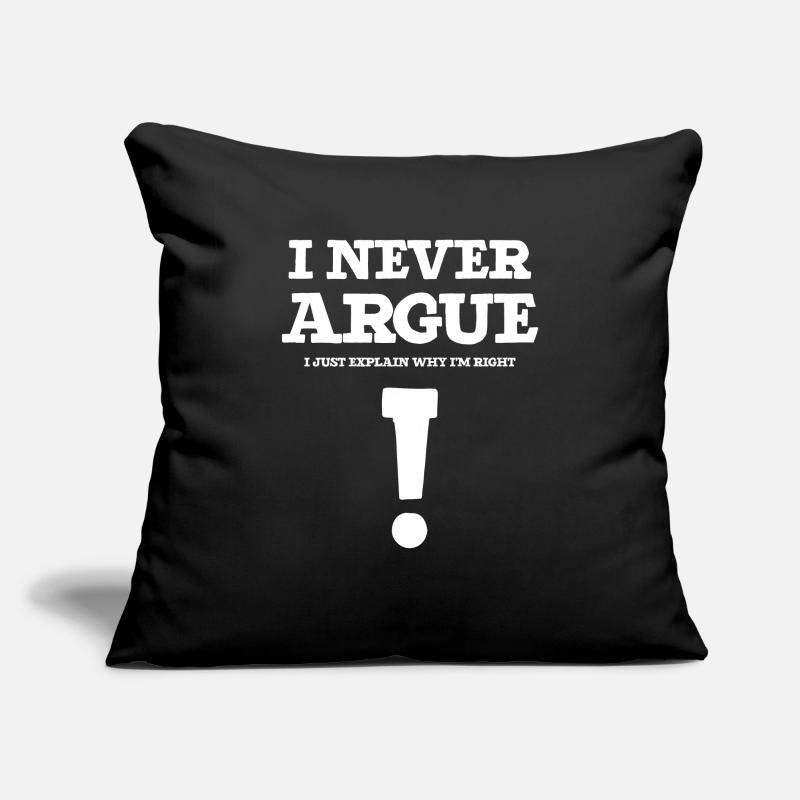 I'm not arguing, I'm just explaining why Sofa pillowcase 17,3'' x 17,3'' (45 x 45 cm)