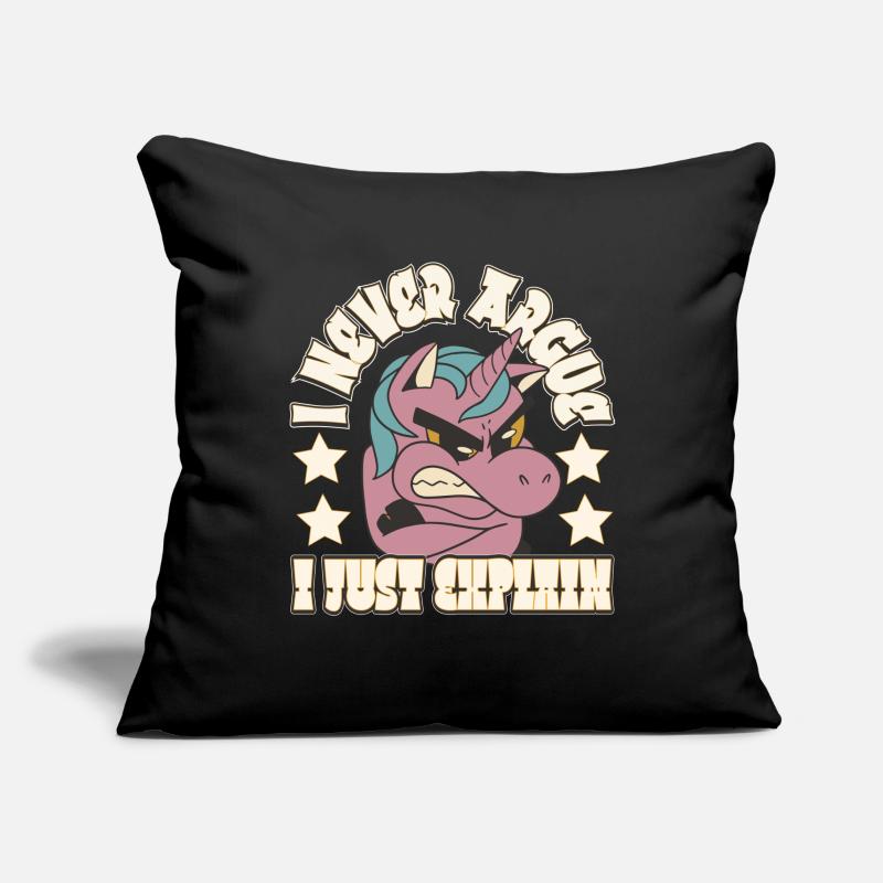 Je ne discute pas, j’explique simplement pourquoi Housse de coussin décorative 45 x 45 cm