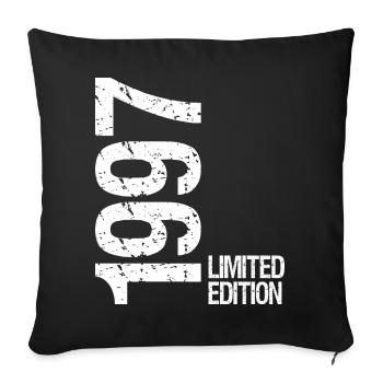 1997 Édition limitée - Housse de coussin décorative 45 x 45 cm - noir - Devant